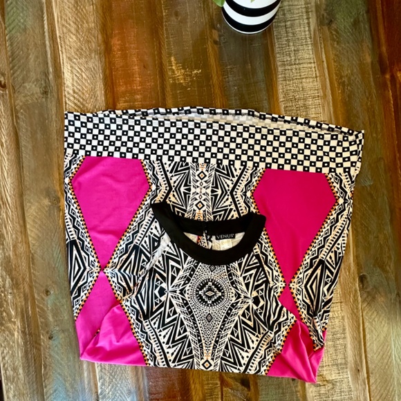 Pink & Black Sun Dress - Excellent Condition!! - Picture 4 of 9